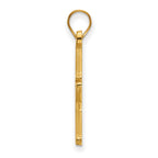 10k Yellow Gold Logoart Vanderbilt University Large Pendant