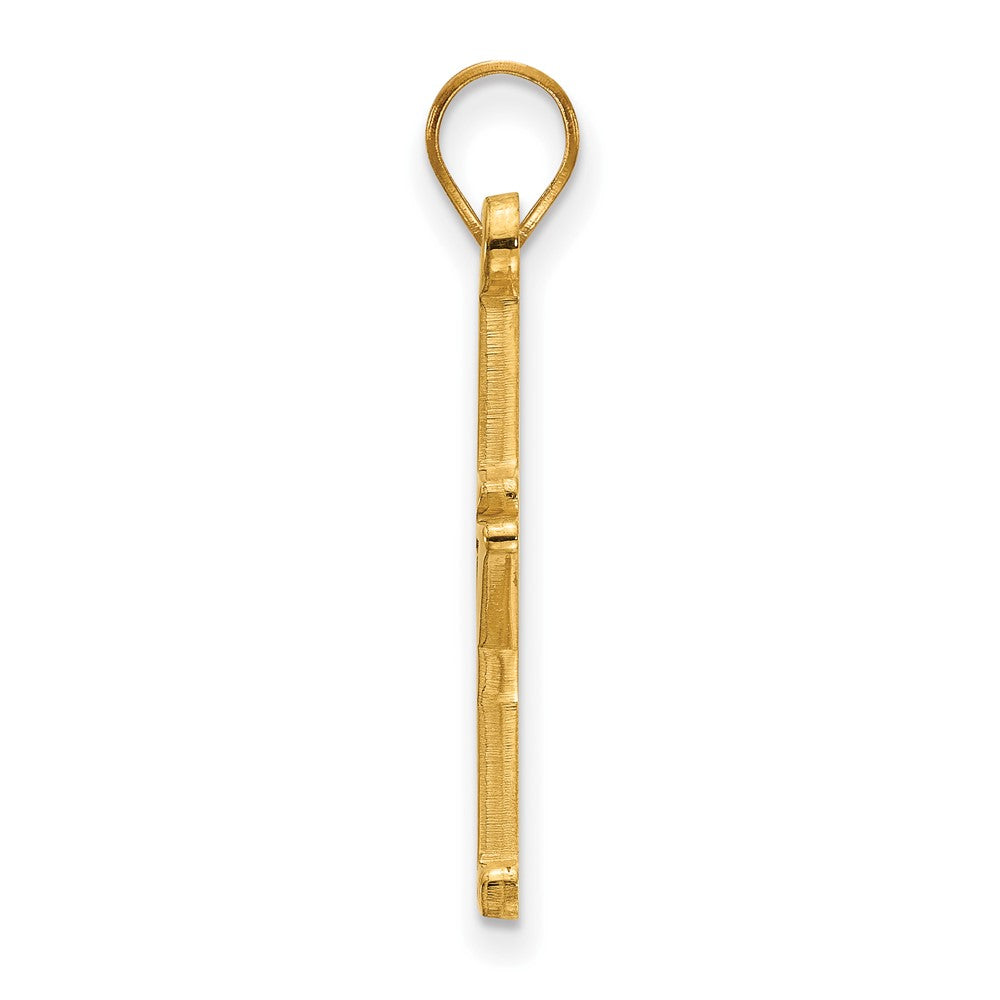 10k Yellow Gold Logoart Vanderbilt University Large Pendant