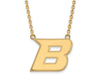 10k Yellow Gold Logoart Boise State University Large Pendant Necklace