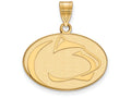 10k Yellow Gold Logoart Penn State University Medium Pendant