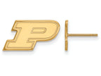10k Yellow Gold Logoart Purdue Extra Small Post Earrings