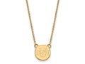 10k Yellow Gold Logoart University Of New Mexico Small Pendant Necklace