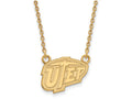 10k Yellow Gold Logoart The University Of Texas At El Paso Small Pendant Necklace