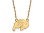 10k Yellow Gold Logoart University Of Colorado Small Pendant Necklace