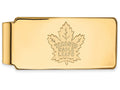 10k Yellow Gold Nhl Logoart Toronto Maple Leafs Money Clip