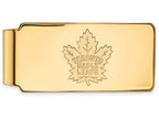 10k Yellow Gold Nhl Logoart Toronto Maple Leafs Money Clip