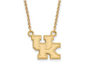 10k Yellow Gold Logoart University Of Kentucky Small Pendant Necklace
