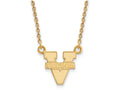 10k Yellow Gold Logoart University Of Virginia Small Pendant Necklace