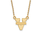 10k Yellow Gold Logoart University Of Virginia Small Pendant Necklace