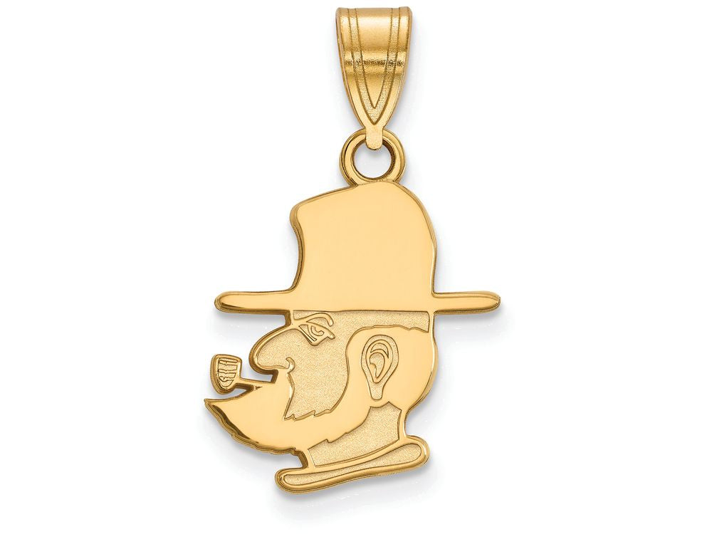 10k Yellow Gold Logoart Appalachian State University Medium Pendant