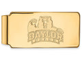 10k Yellow Gold Logoart Baylor University Money Clip
