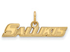 10k Yellow Gold Logoart Southern Illinois University Extra Small Pendant