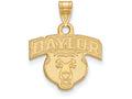 10k Yellow Gold Logoart Baylor University Small Pendant