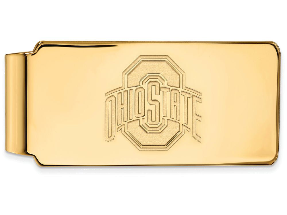 10k Yellow Gold Logoart Ohio State University Money Clip