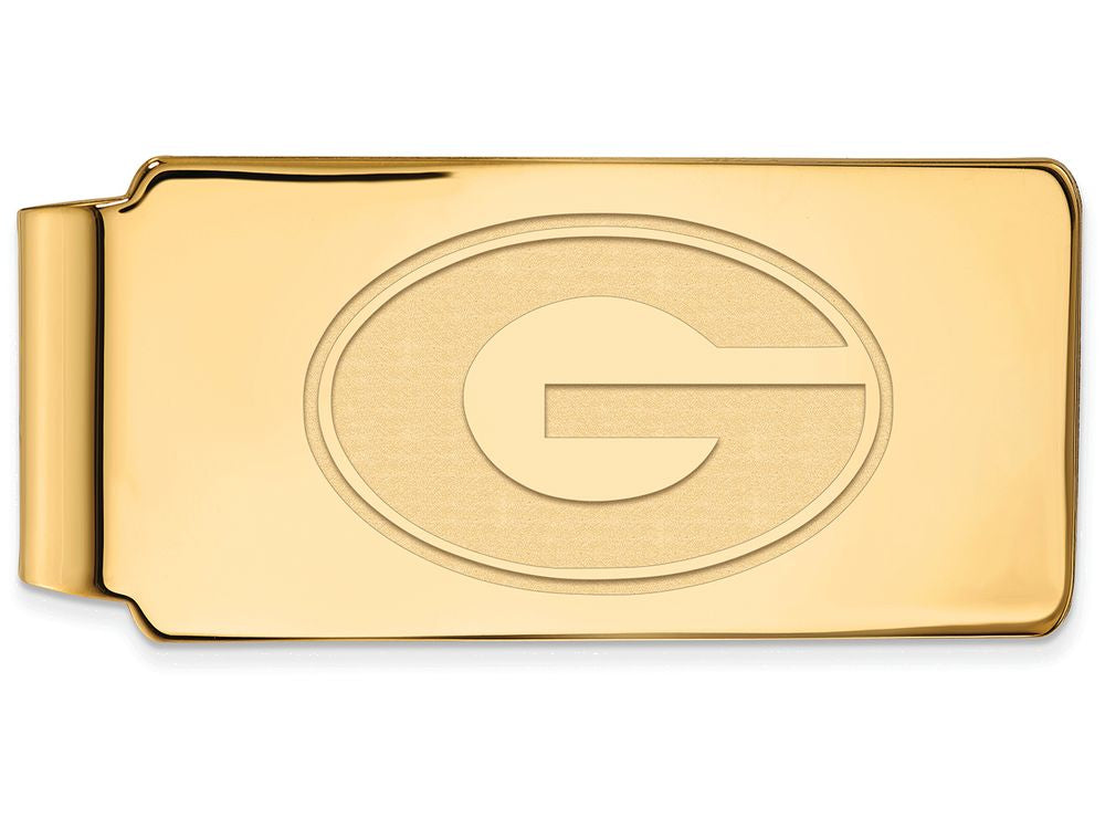 10k Yellow Gold Logoart University Of Georgia Money Clip