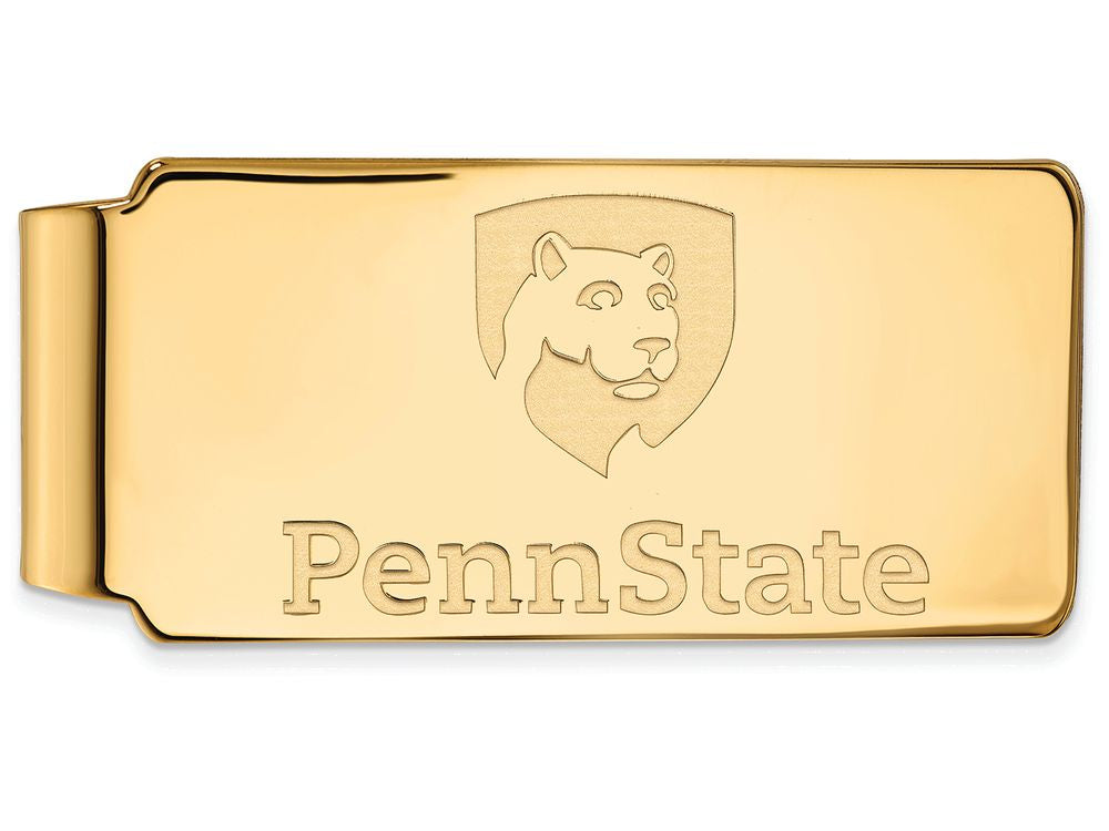 10k Yellow Gold Logoart Penn State University Money Clip