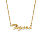 Logoart 10k Yellow Gold Clemson University Extra Small Pendant