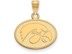 10k Yellow Gold Logoart University Of Iowa Small Pendant