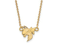 10k Yellow Gold Logoart Georgia Institute Of Technology Small Pendant Necklace