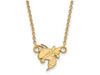 10k Yellow Gold Logoart Georgia Institute Of Technology Small Pendant Necklace