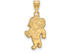 10k Yellow Gold Logoart University Of North Carolina Large Pendant