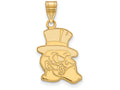 10k Yellow Gold Logoart Wake Forest University Large Pendant