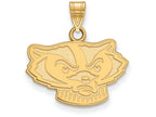 10k Yellow Gold Logoart University Of Wisconsin Small Pendant