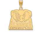 10k Yellow Gold Logoart University Of Alabama Large Pendant