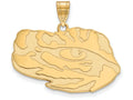 10k Yellow Gold Logoart Louisiana State University Large Pendant