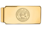 10k Yellow Gold Logoart University Of Illinois Crest Money Clip