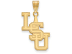 10k Yellow Gold Logoart Louisiana State University Large Pendant