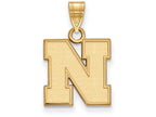 10k Yellow Gold Logoart University Of Nebraska Small Pendant