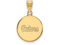 10k Yellow Gold Logoart University Of Florida Medium Disc Pendant