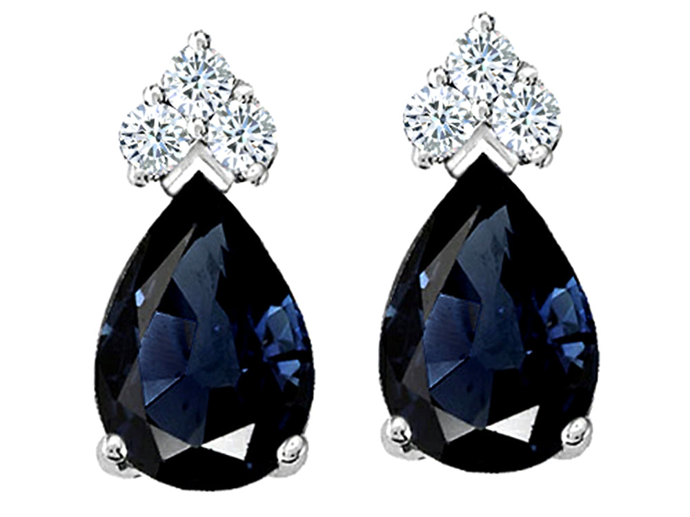 Tommaso Design™ Genuine Sapphire Earrings