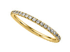 Finejewelers Round Diamonds French Pave Eternity Band