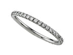 Finejewelers Round Diamonds French Pave Eternity Band