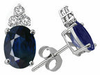 Tommaso Design™ Genuine Sapphire Earrings