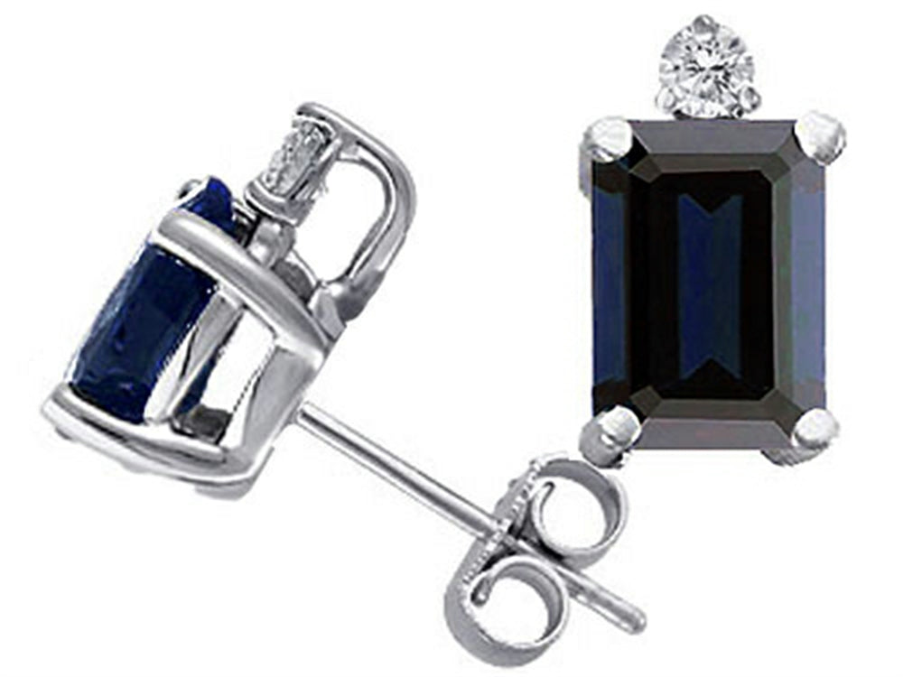 Tommaso Design™ Genuine Sapphire Earrings