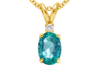 Tommaso Design™ Genuine Emerald Pendant Necklace