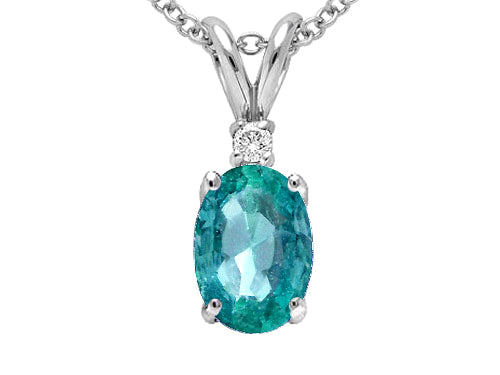 Tommaso Design™ Genuine Emerald Pendant Necklace