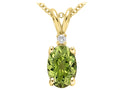 Tommaso Design™ Genuine Peridot Pendant Necklace
