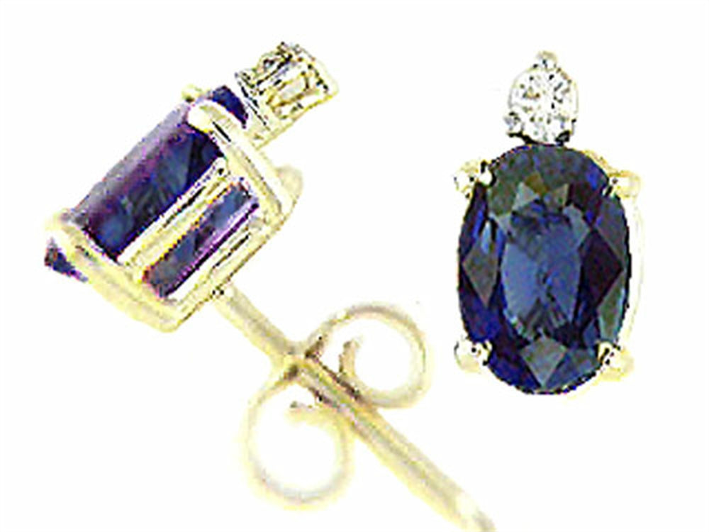 Tommaso Design™ Genuine Sapphire Earrings