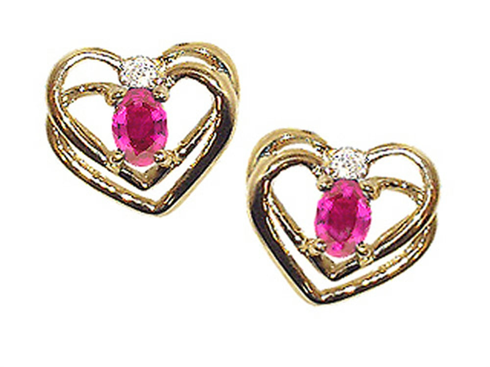Tommaso Design™ Oval 5x3 mm Genuine Pink Tourmaline Earrings