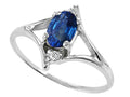 Tommaso Design™ Genuine Sapphire Ring
