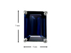 Tommaso Design™ Emerald Octagon Cut Genuine Sapphire Earrings Studs
