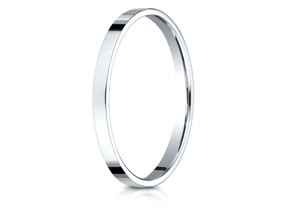 Benchmark® 14k Gold 2.0mm Traditional Flat Wedding Band / Ring