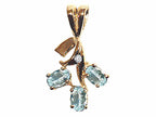 Tommaso Design™ Oval 5x3mm Genuine Aquamarine Pendant Necklace