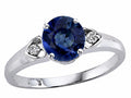 Tommaso Design™ Genuine Sapphire Ring