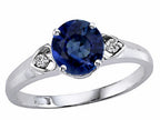 Tommaso Design™ Genuine Sapphire Ring