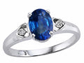 Tommaso Design™ Genuine Sapphire Ring